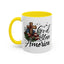 4th of July Mug - God Bless America Cross Flag