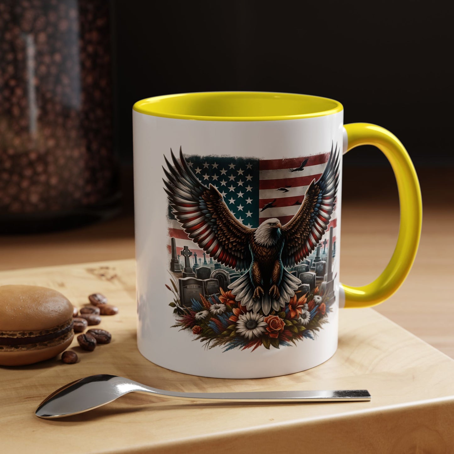 4th of July Mug - American Bald Eagle Memorial