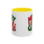 Christmas Mug - Green & Red Text Santa Presents