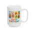 Birthday Mug - Happy Birthday Brushstroke Design