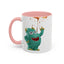 Humor Mug - Monster Drinks Coffee Spill
