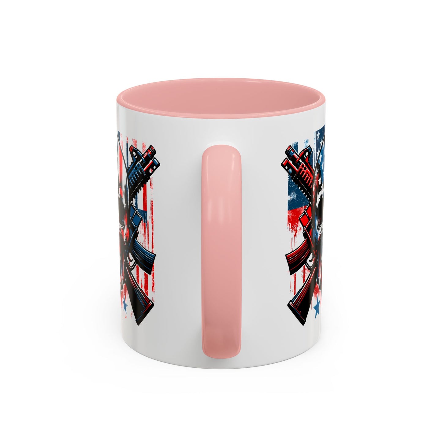4th of July Mug - Skull With American Flag