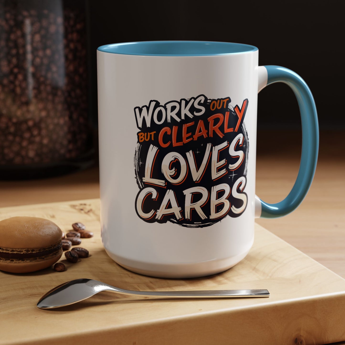 Adult Mug - Works Out But