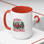 Christmas Mug - Merry Christmas Red & White Camper