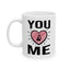 Anniversary Mug - You and Me Pink Heart