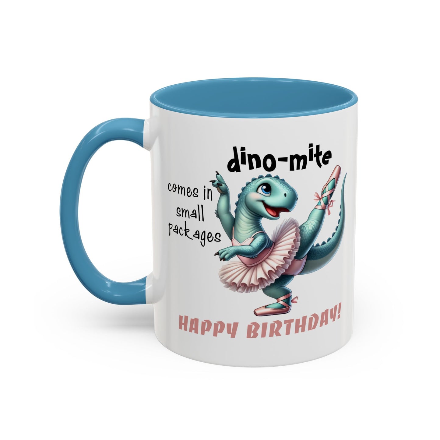Birthday Mug - Dino-mite (Girl)
