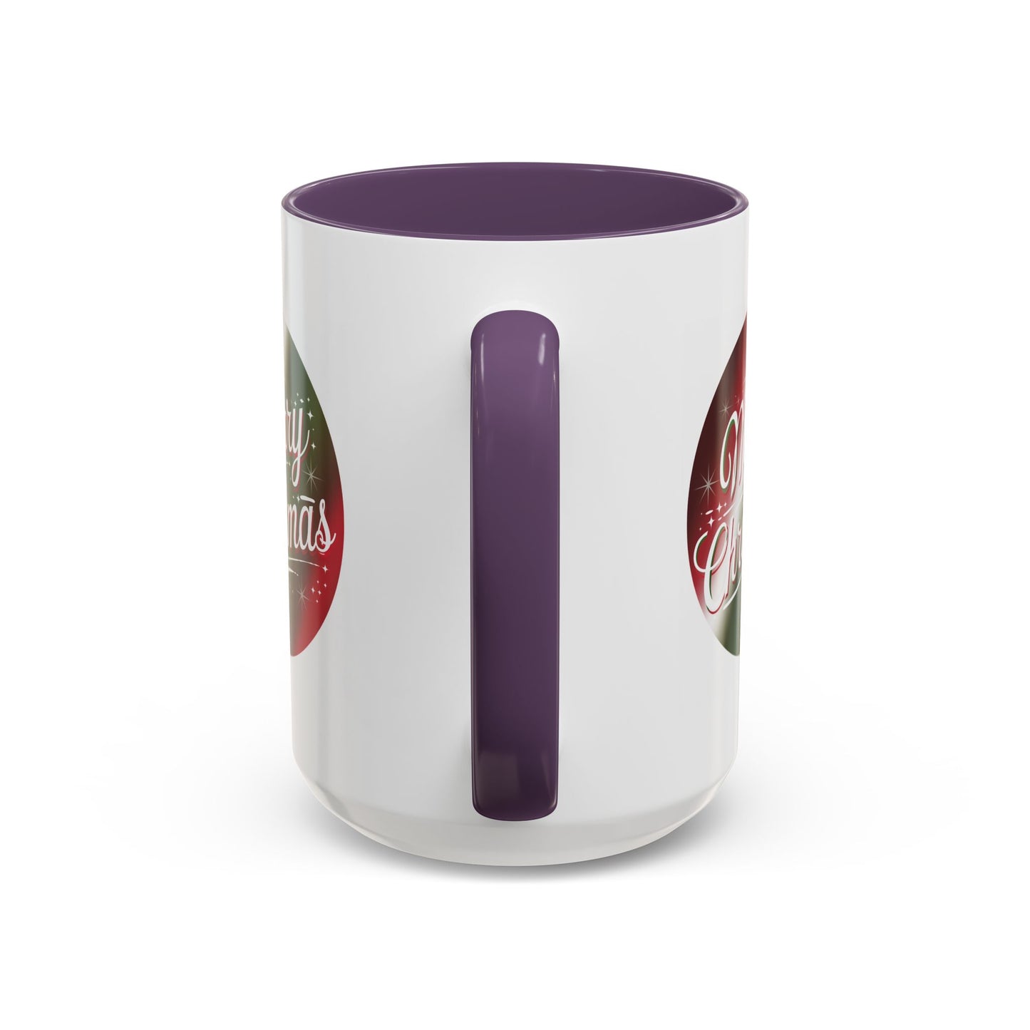 Christmas Mug - Merry Christmas White and Red Text Decoration