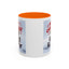 Christmas Mug - Merry Christmas Red Text Puppy Green Top 2