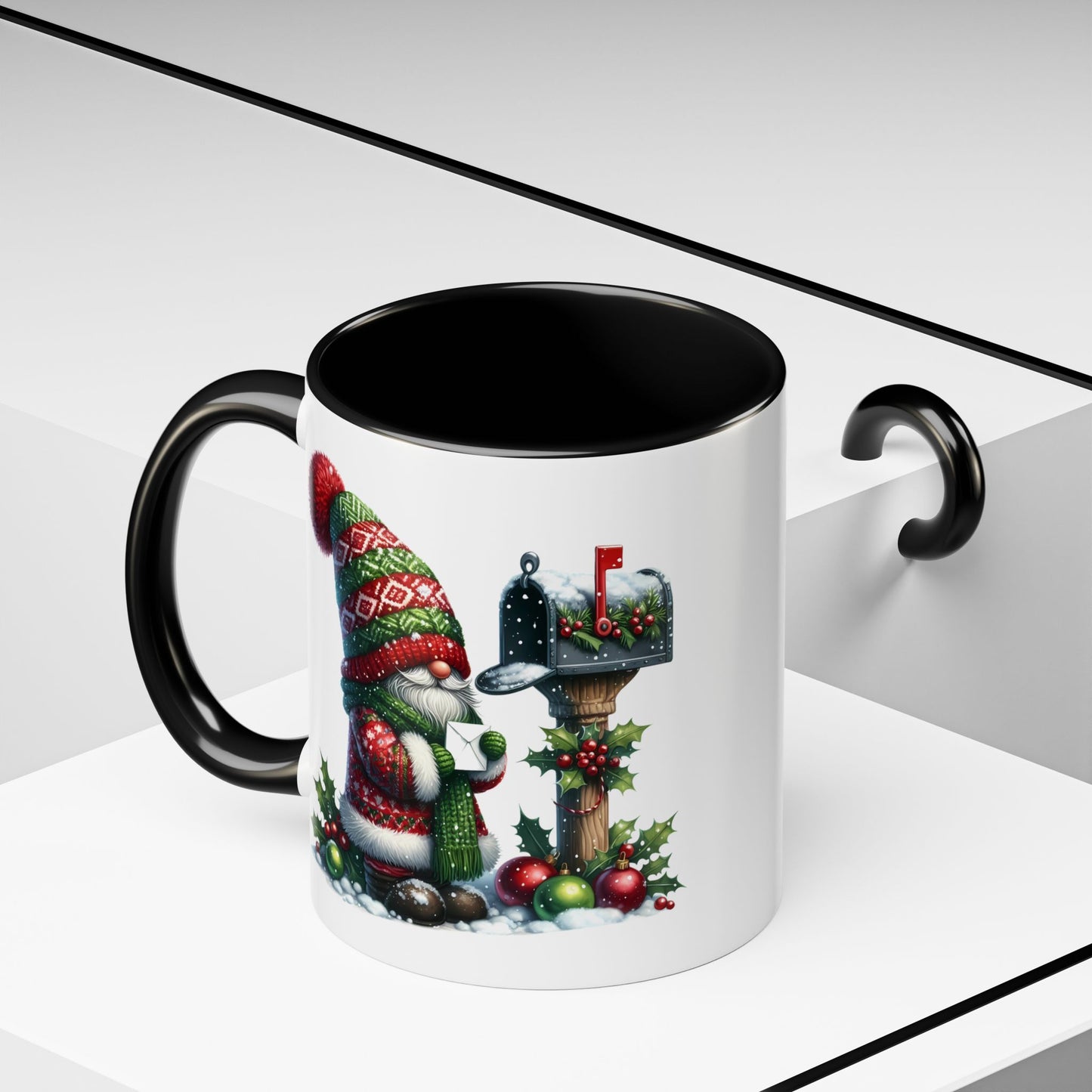 Christmas Mug - Gnome and Mail