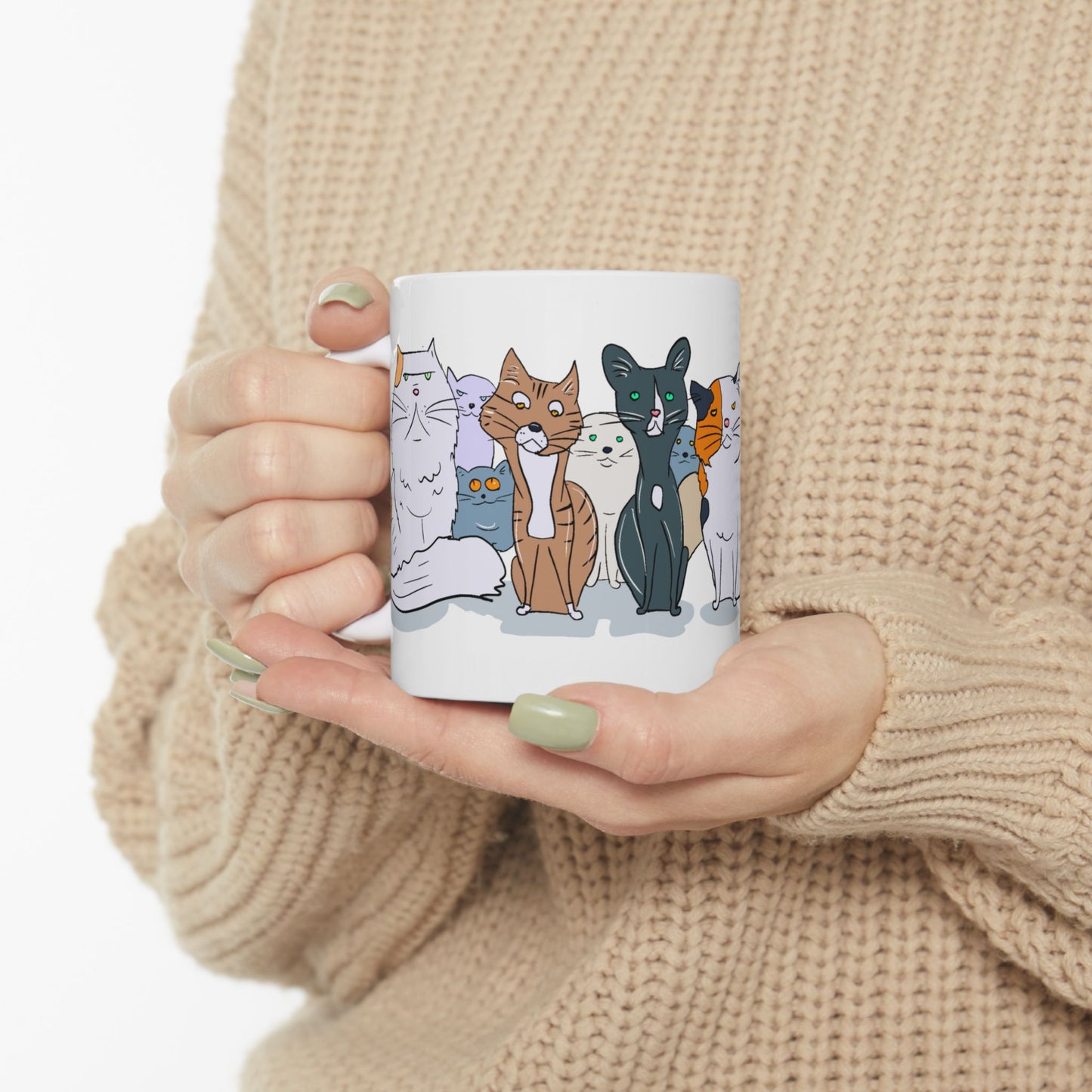 Animal Mug - Animated Cat Wrap