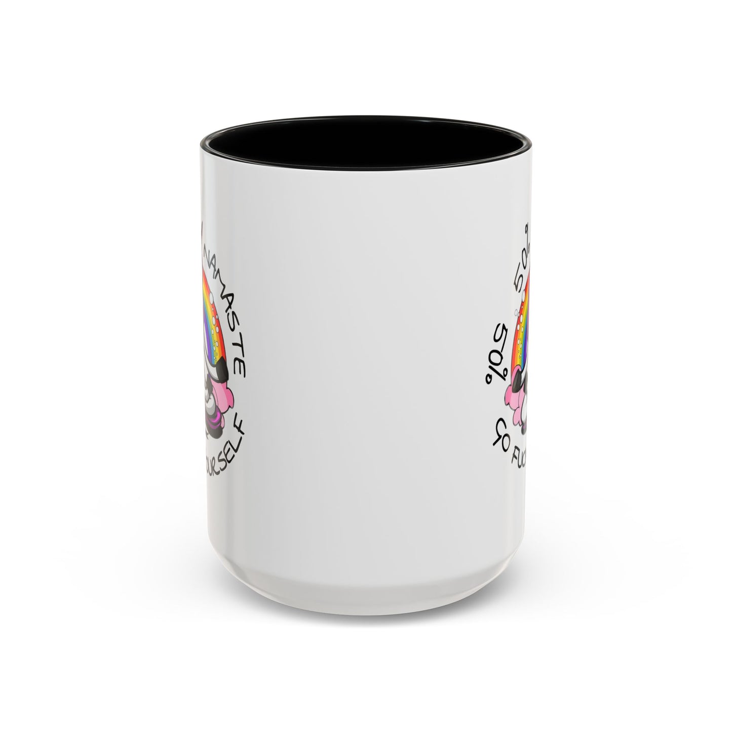 Adult Mug - 50% Namaste 50% Go Fuck Yourself