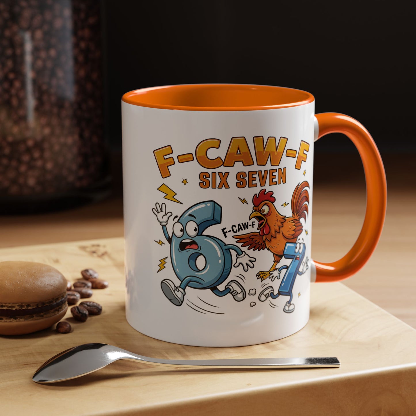 Humor Mug - F-CAW-F Six Seven
