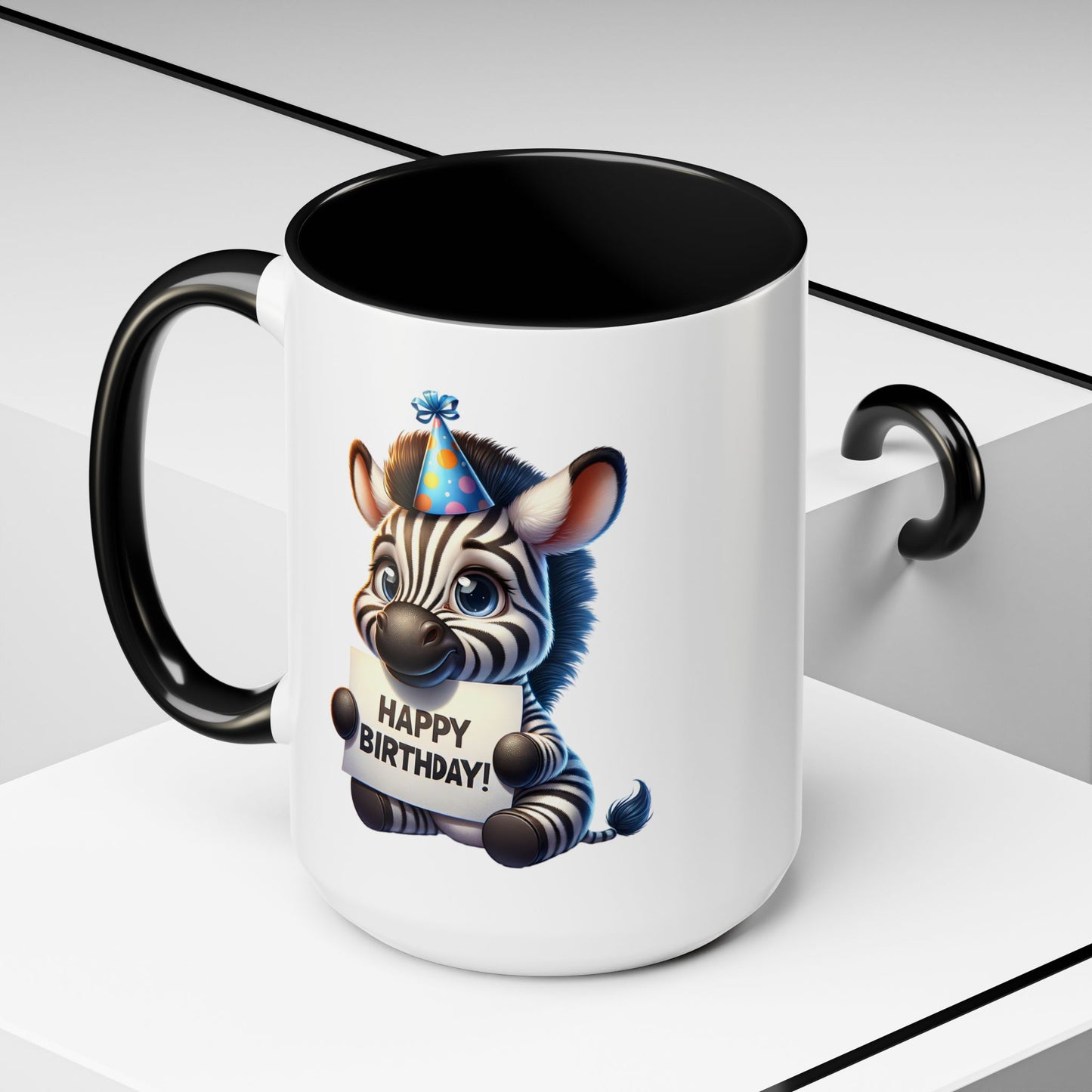 Birthday Mug - Zebra Clipart