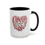 Mother's Day Mug - Love You Mom Retro Heart