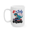 4th of July Mug - T Rex Monster Truck USA
