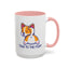 Humor Mug - Talk To The Fluff