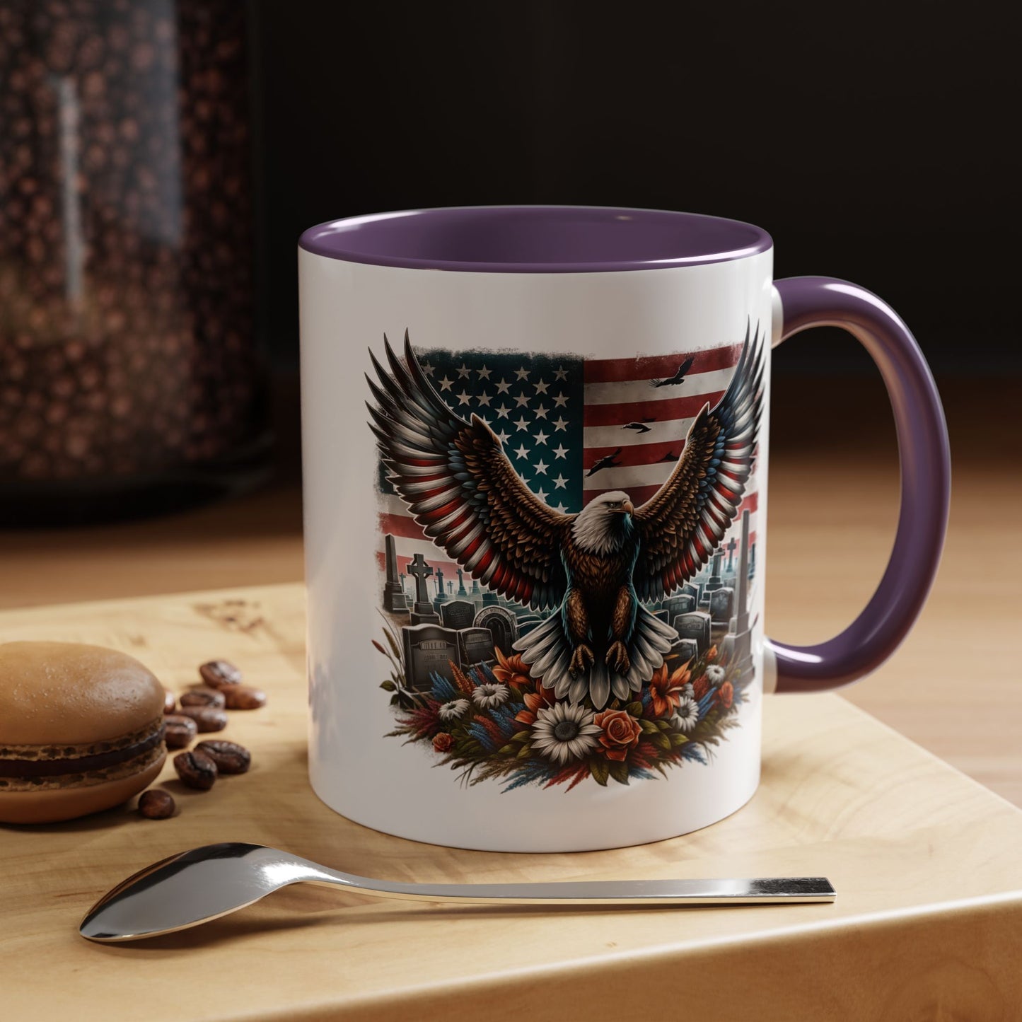 4th of July Mug - American Bald Eagle Memorial