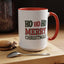 Christmas Mug - Ho Ho Ho Merry Christmas Green & Red Text