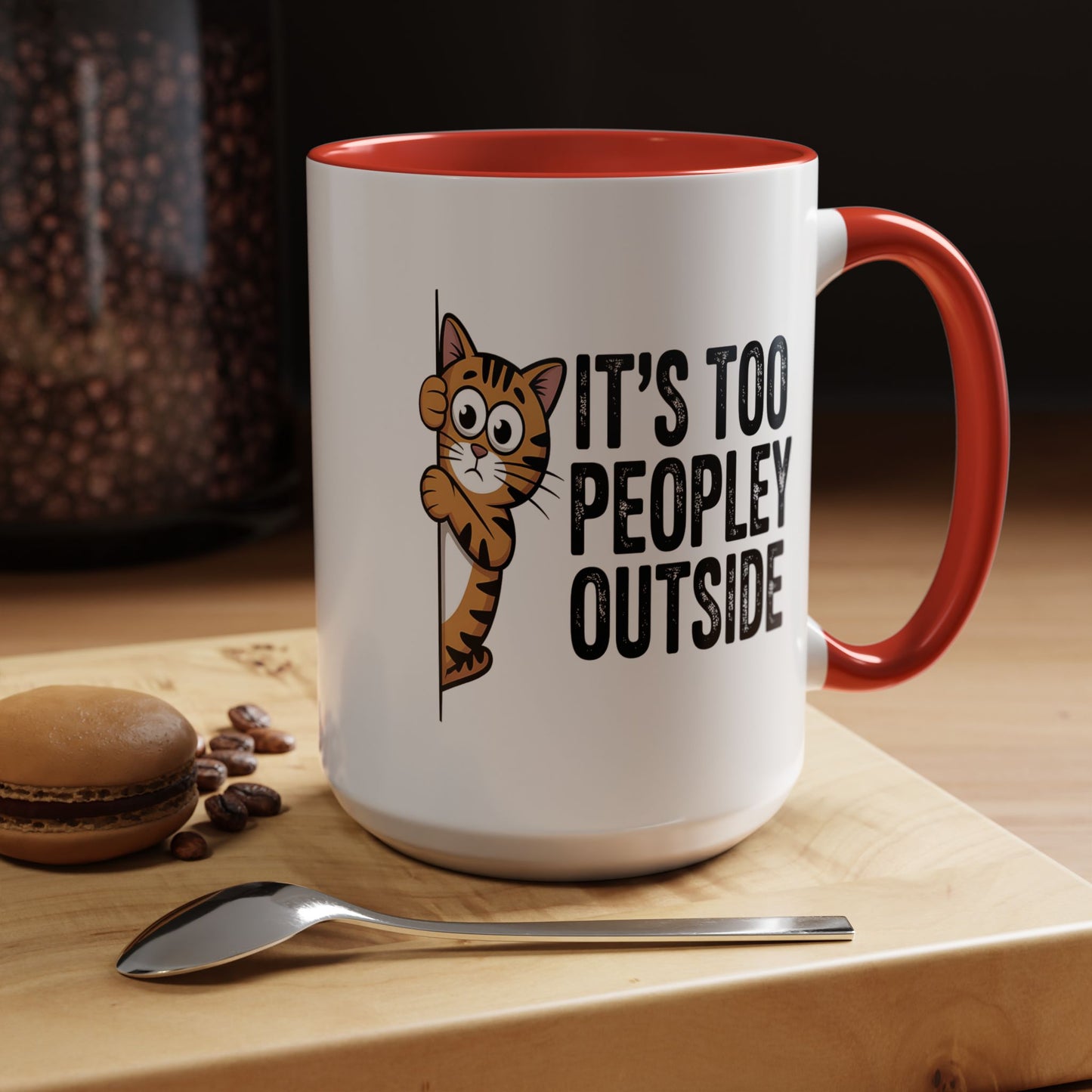 Animal Mug - It's Too Peopley Outside
