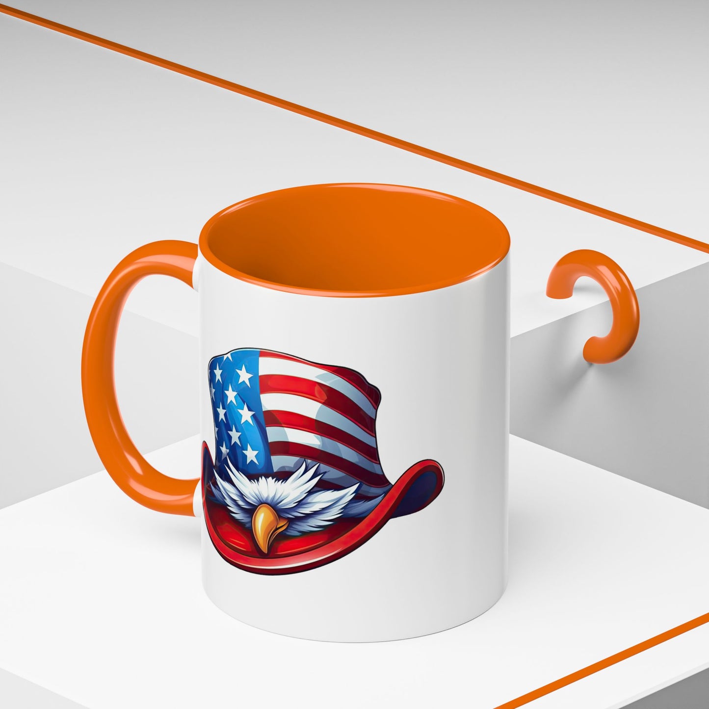 4th of July Mug - Bald Eagle American Hat