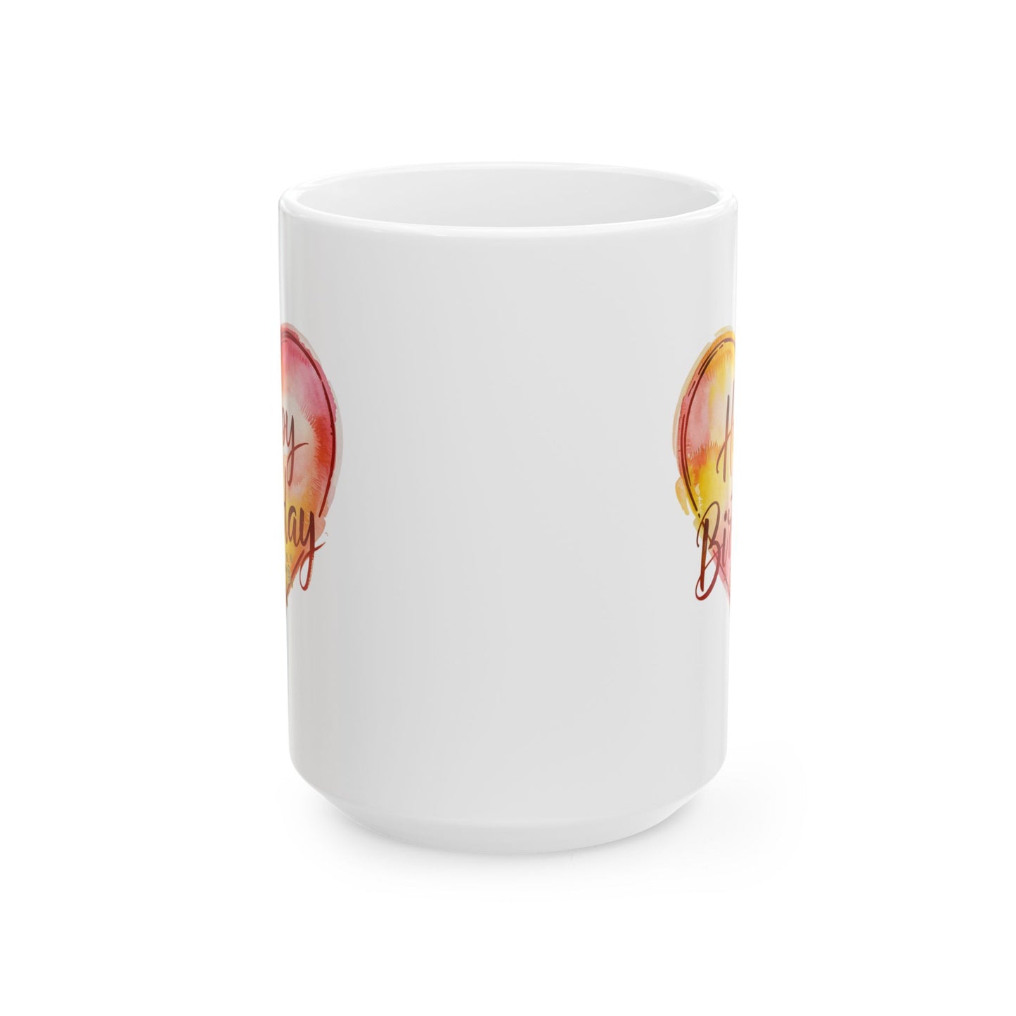 Birthday Mug - Happy Birthday With Heart