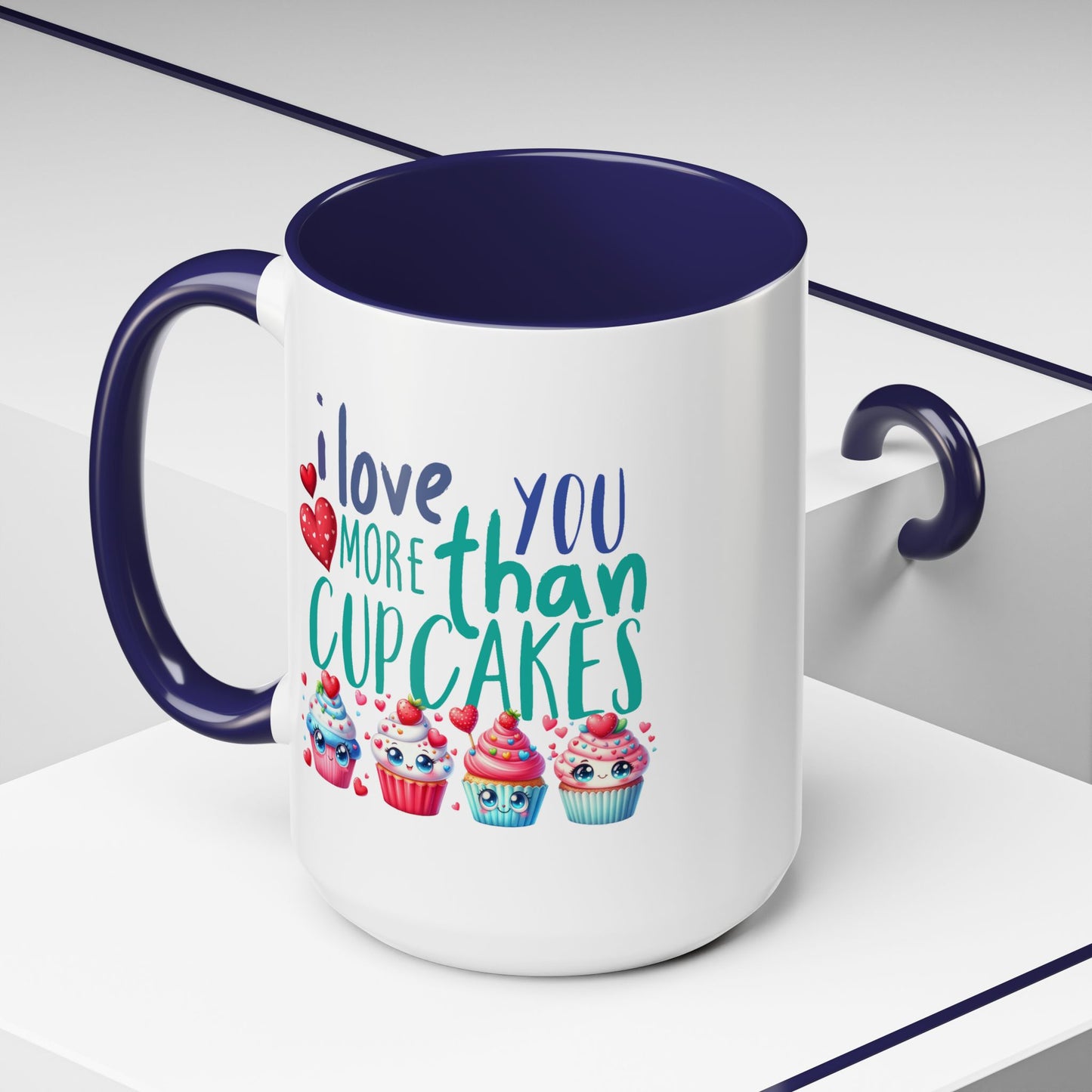 Anniversary Mug - I Love You More Than Cupcakes