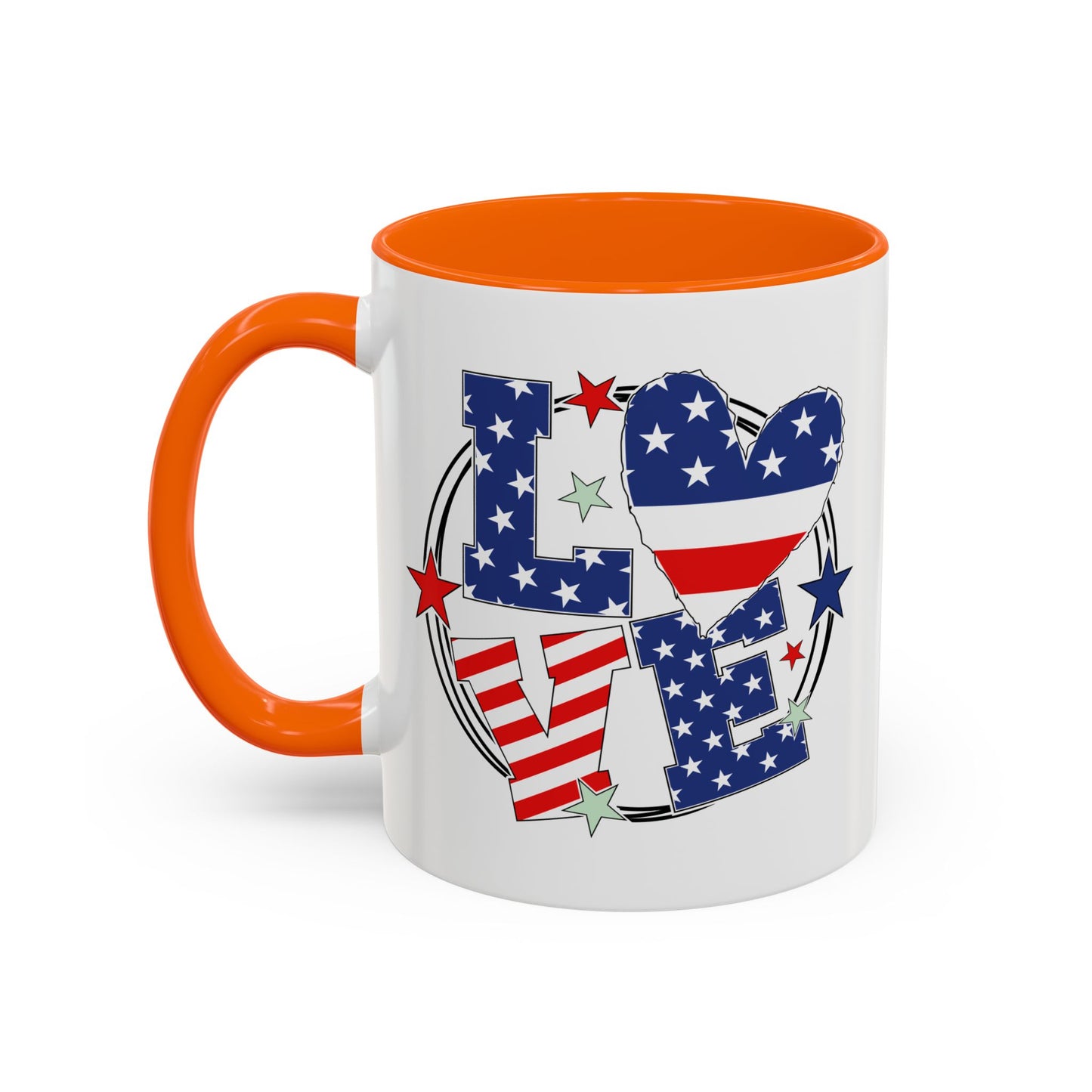 4th of July Mug - Love 4th of July