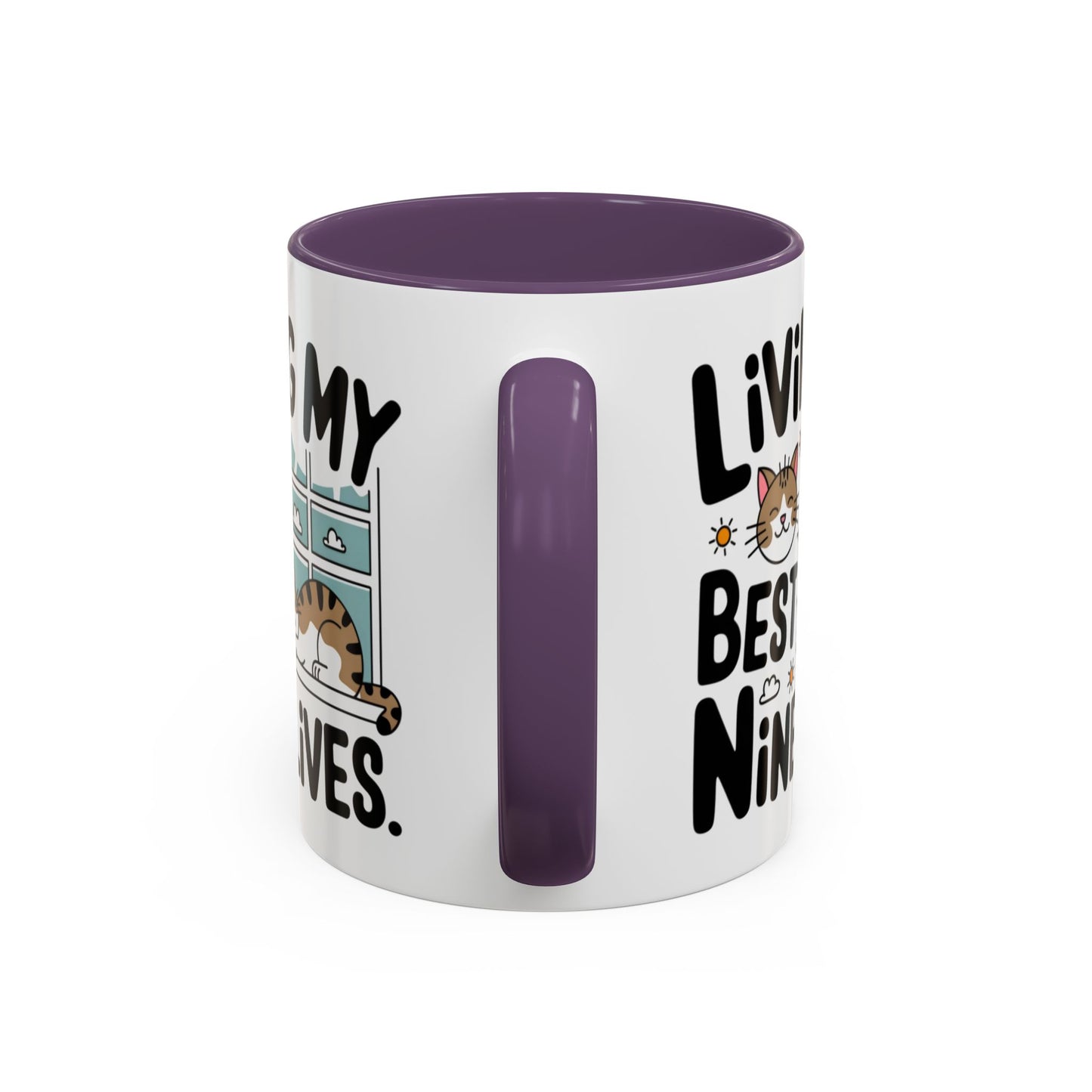 Animal Mug - Living My Best Nine Lives