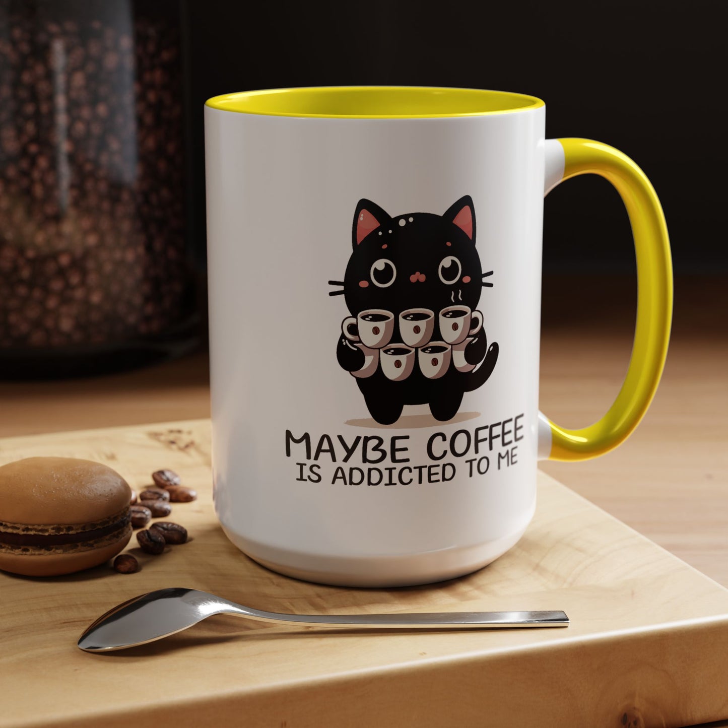 Animal Mug - Maybe Coffee is Addicted To Me