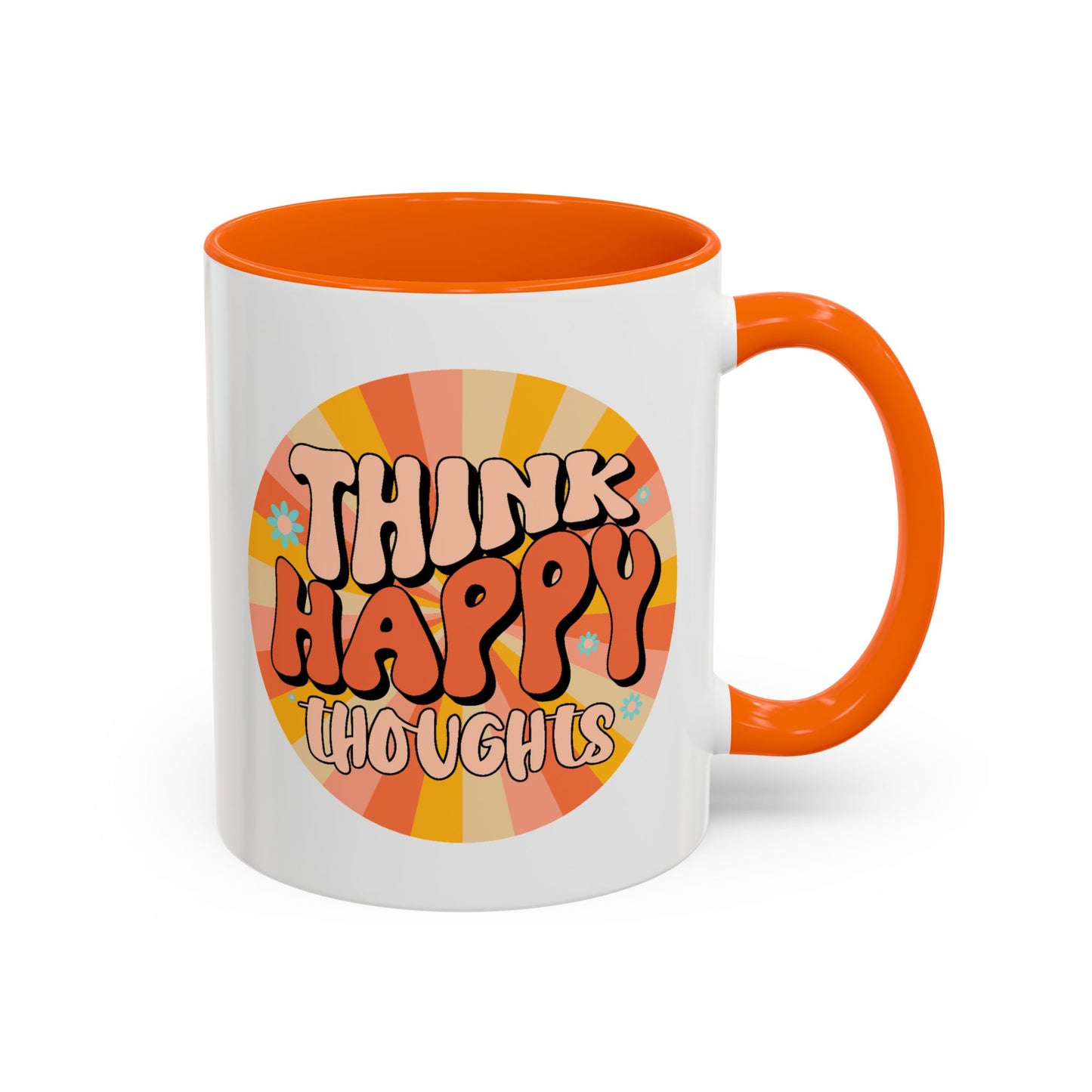 Wellness Mug - Think Happy Thoughts Hippie