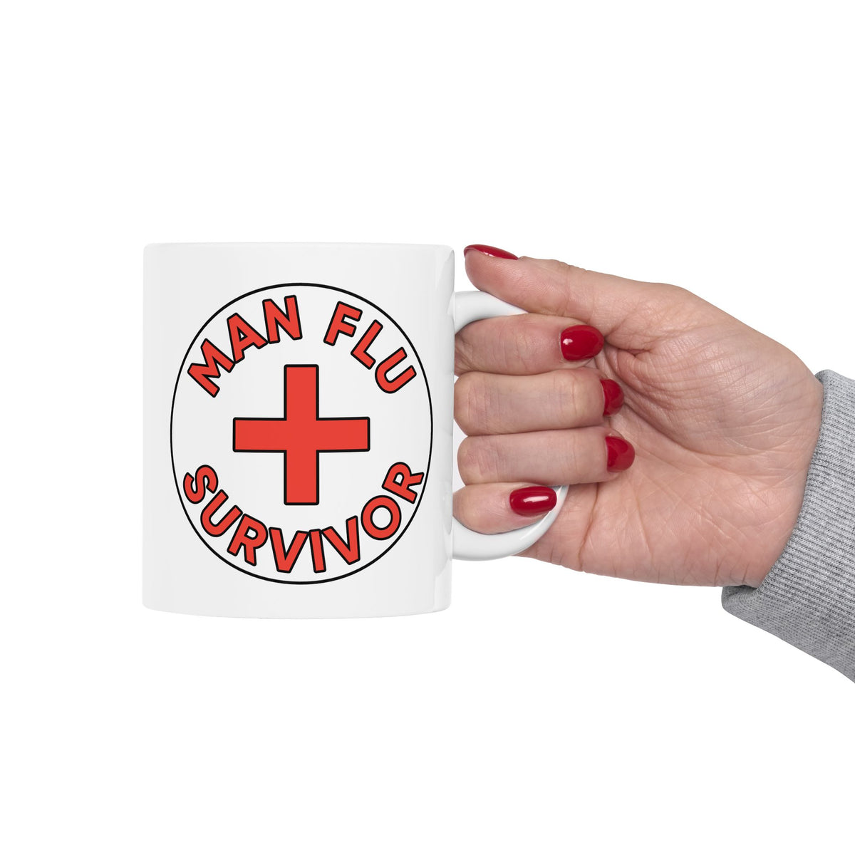 Humor Mug - Man Flu Survivor