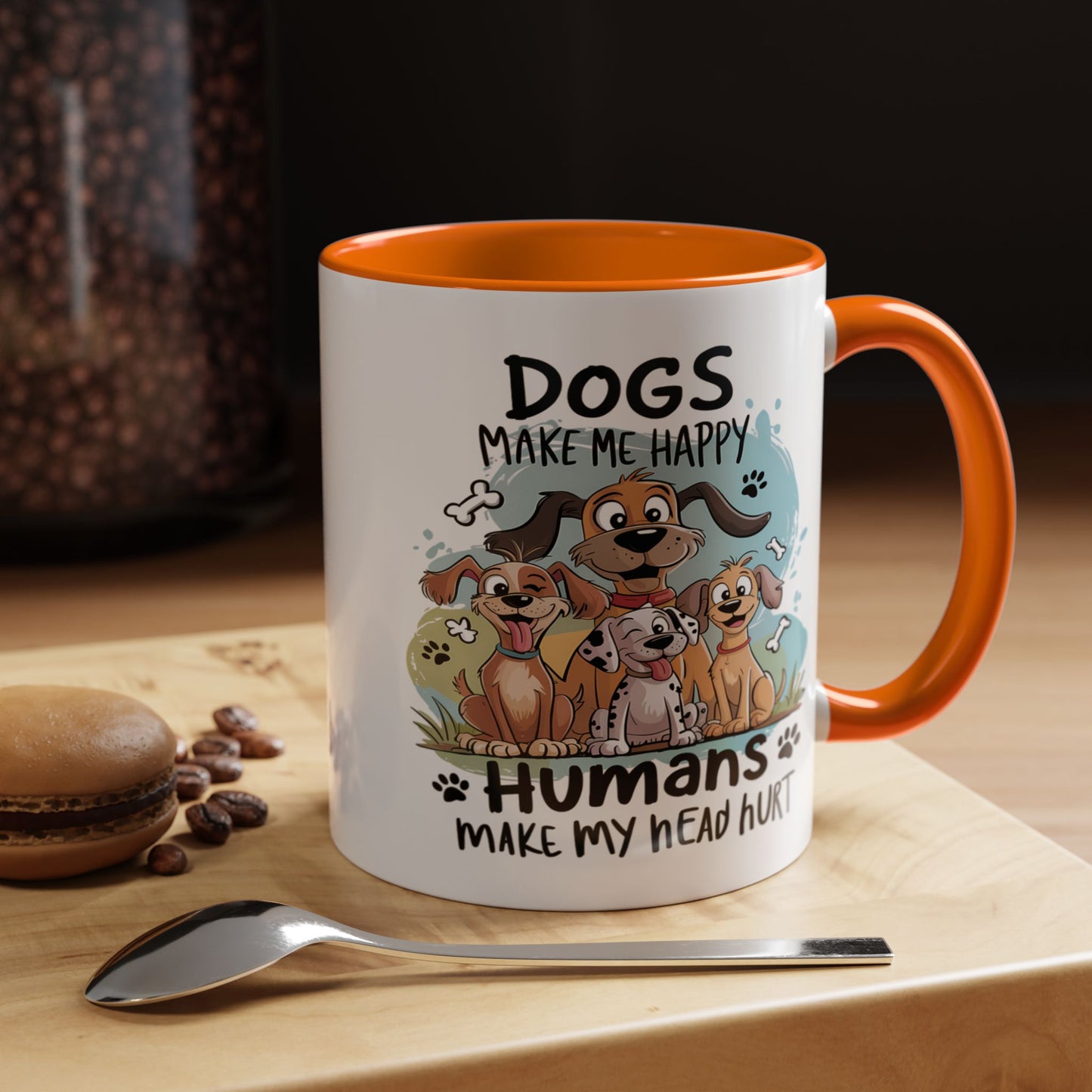 Animal Mug - Dogs Make Me Happy