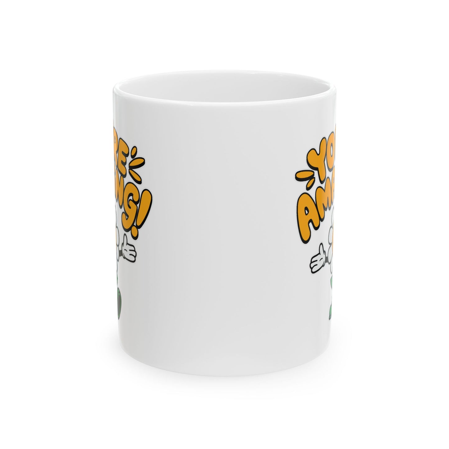 Motivation Mug - You're Amazing Retro Daisy