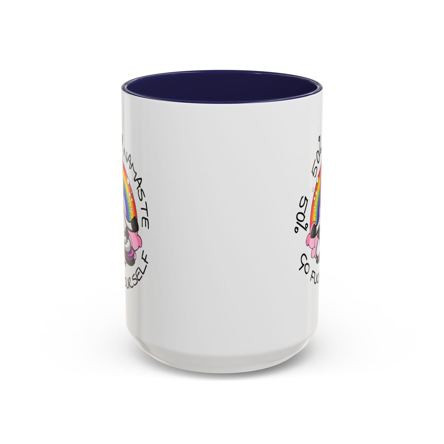 Adult Mug - 50% Namaste 50% Go Fuck Yourself