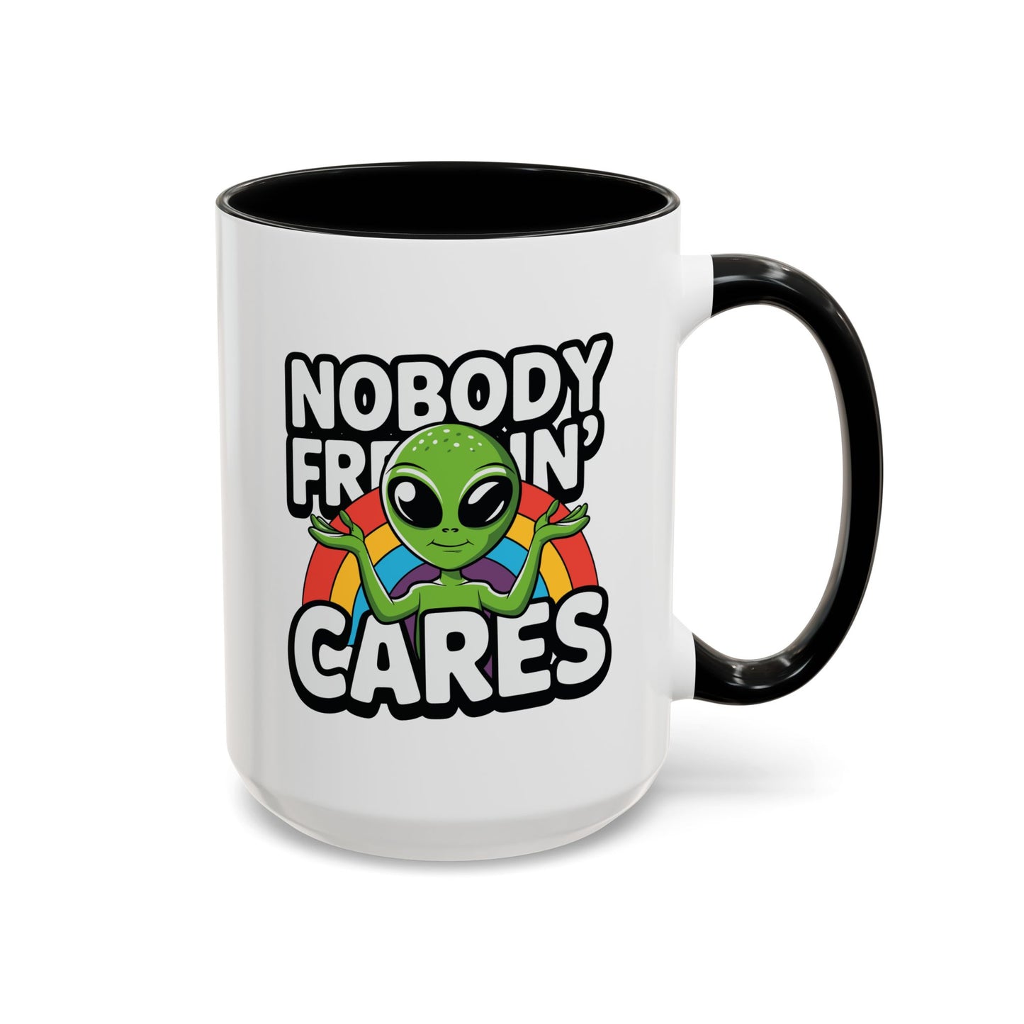 Alien Mug - Nobody Freakin Cares