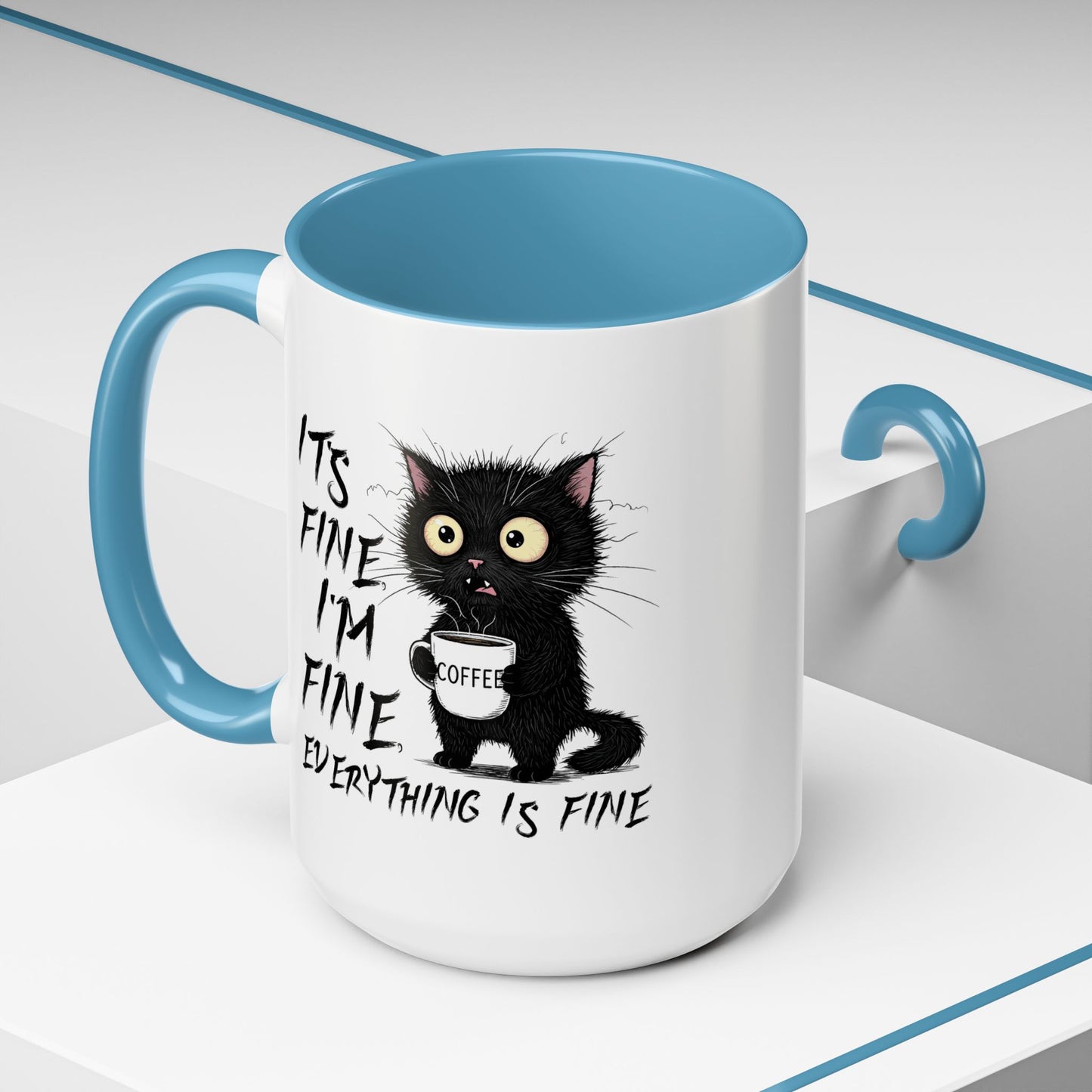 Animal Mug - It's Fine I'm Fine Everything is Fine
