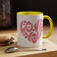 Valentine's Day Mug - Love You Heart Lettering