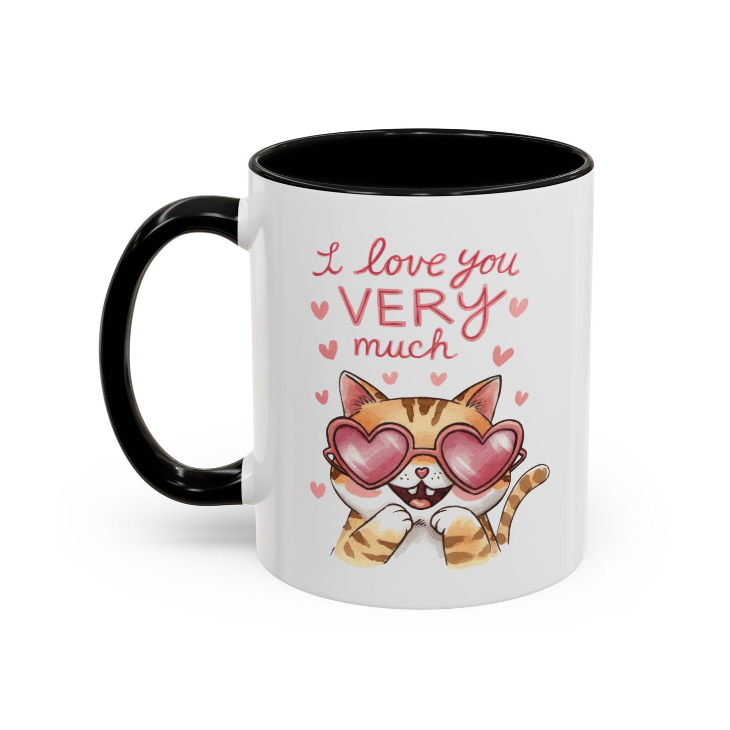 Valentine's Day Mug - I Love You Cat