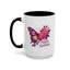 Birthday Mug - Butterfly Flowers