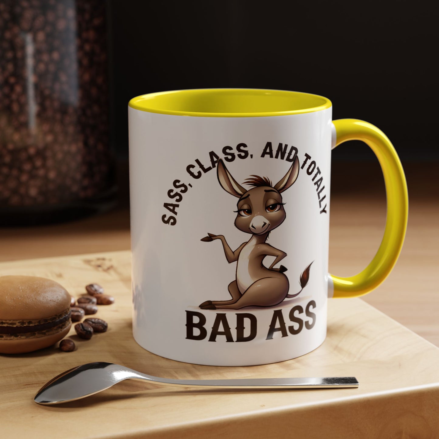 Humor Mug - Sass, Class And Totally Bad Ass Female
