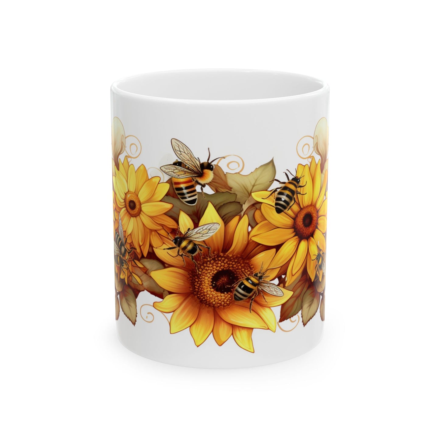 Artistic Mug - Flower Bees