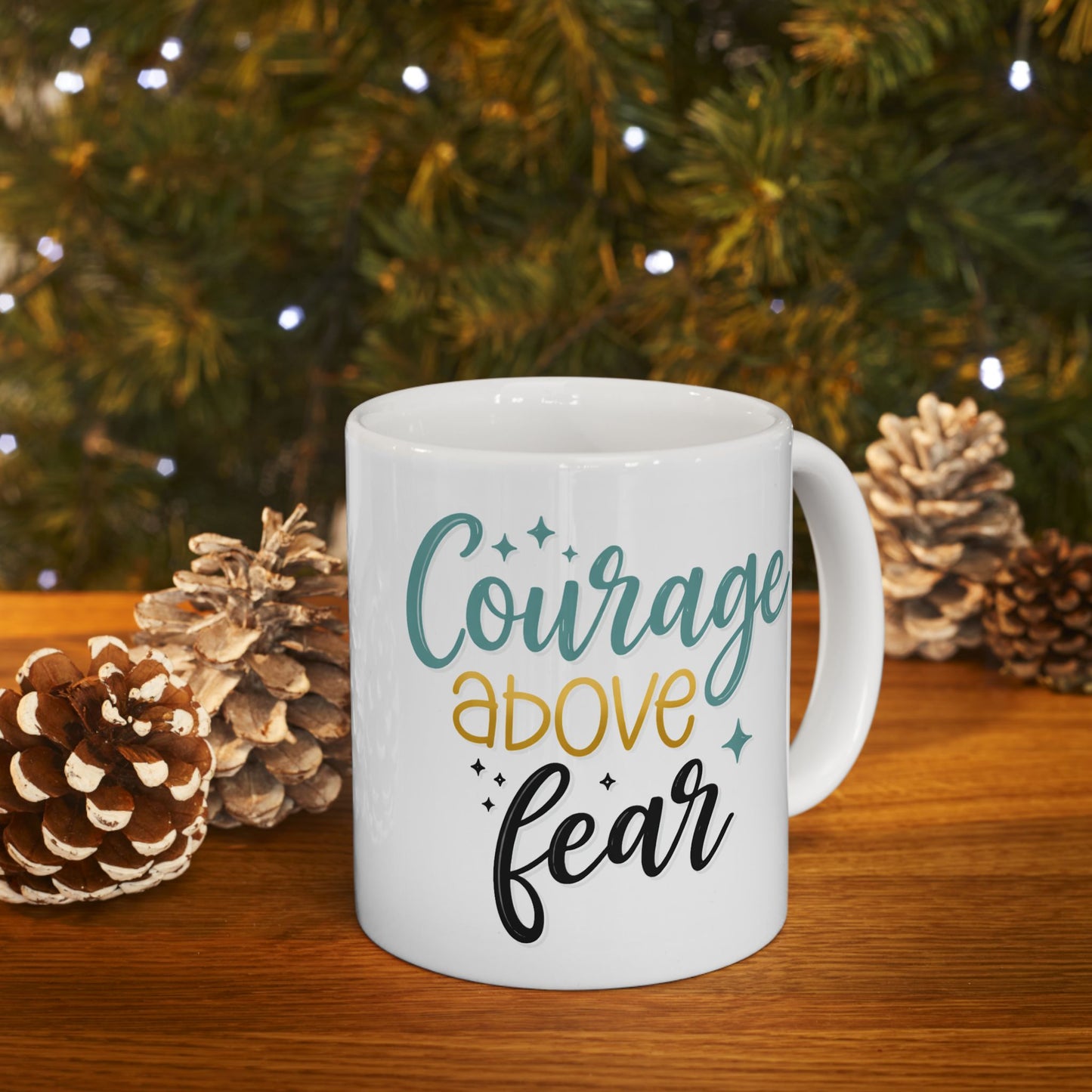 Wellness Mug - Courage Above Fear