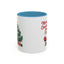 Christmas Mug - Merry Christmas Red Text Santa Tree Presents