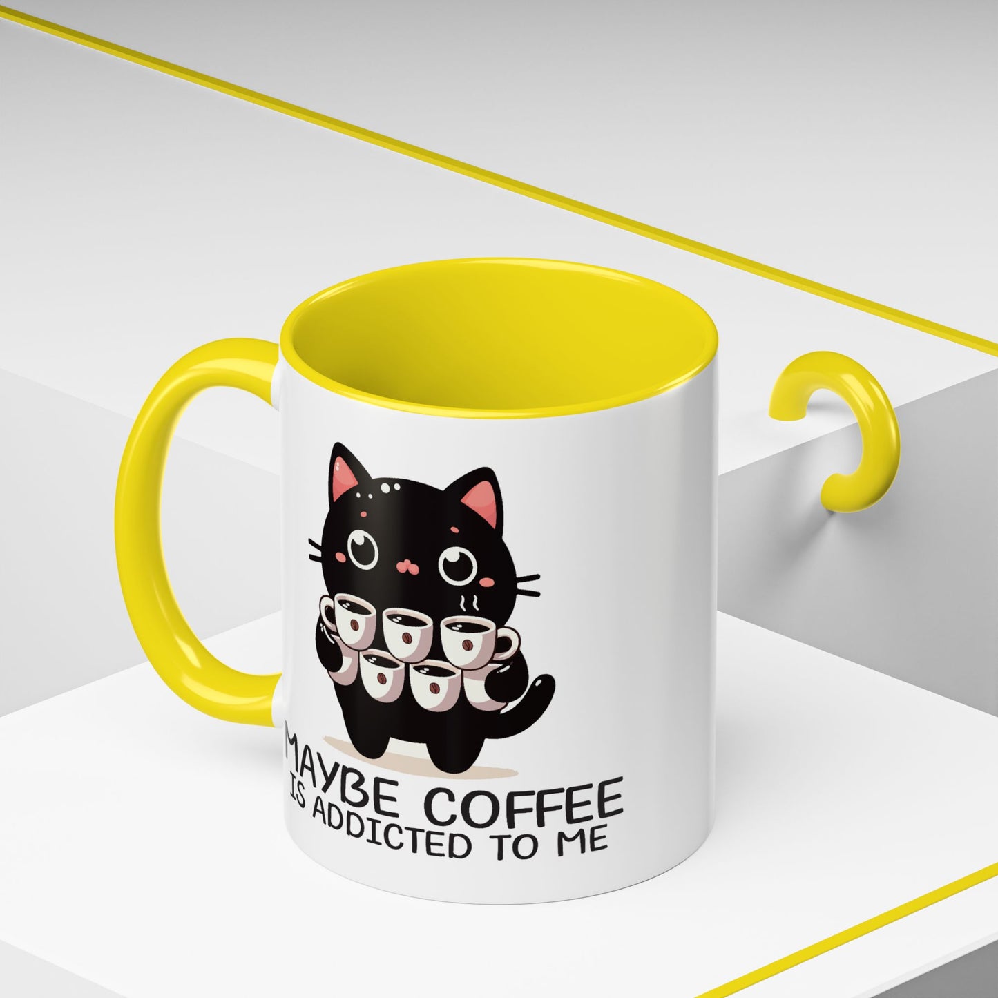 Animal Mug - Maybe Coffee is Addicted To Me