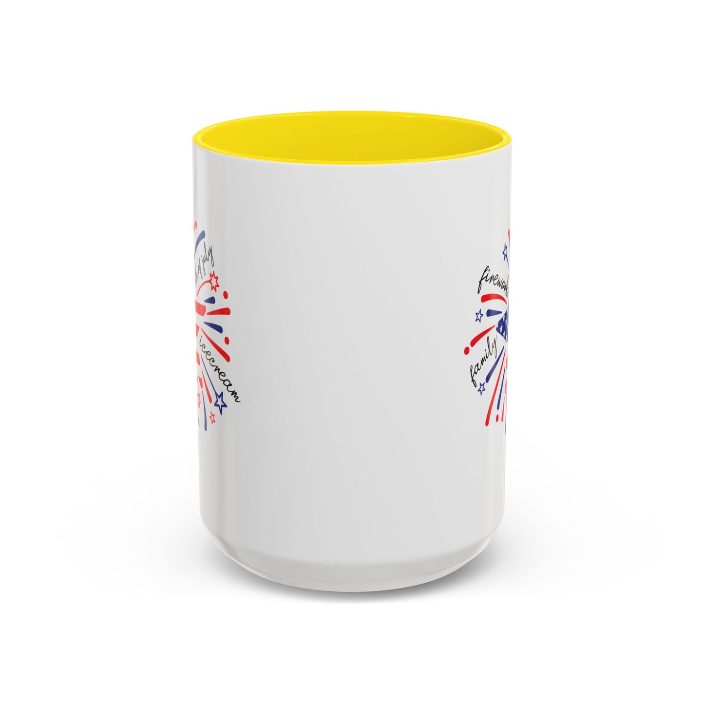 4th of July Mug - Star Flag Fireworks