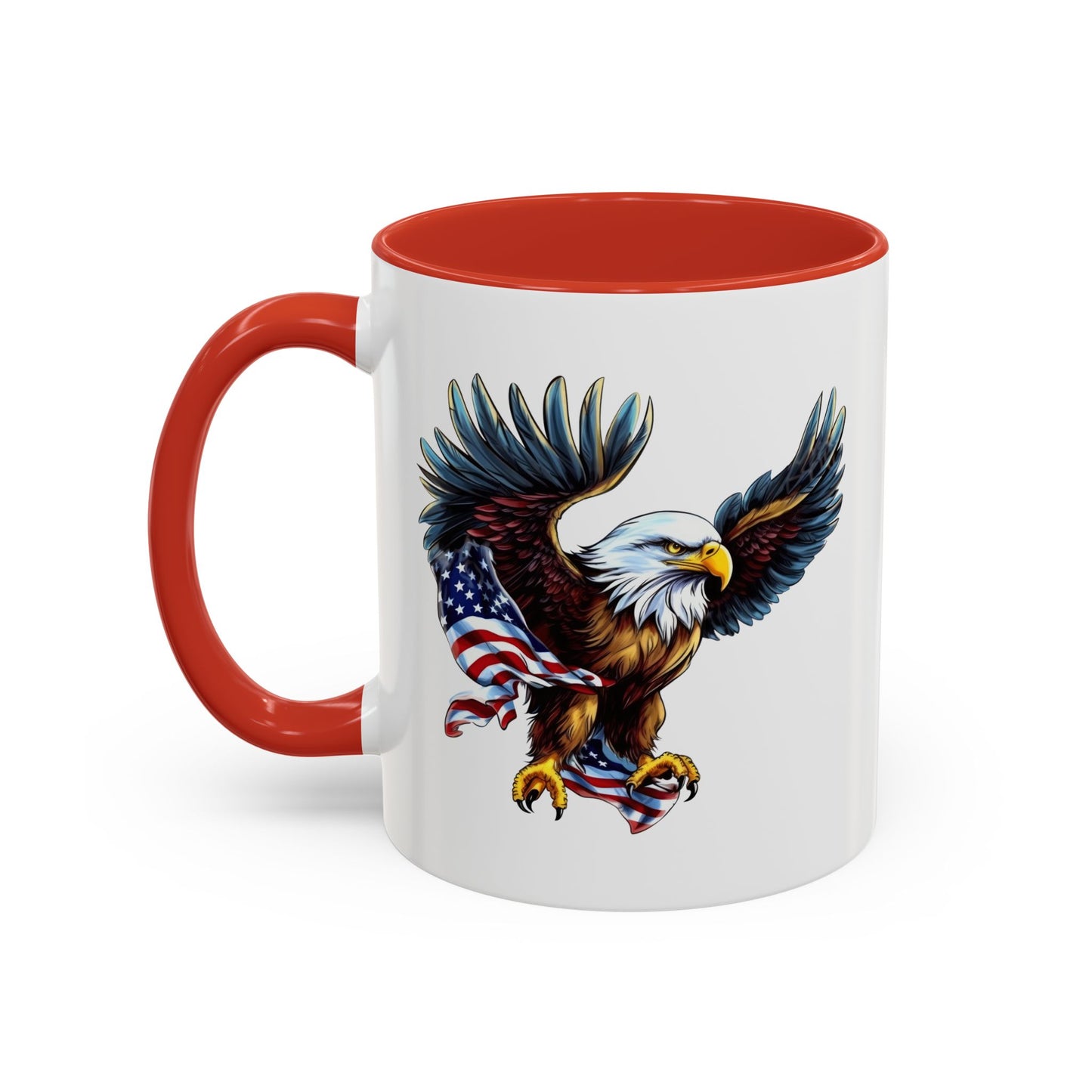 4th of July Mug - American Bald Eagle Flag 7