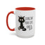 Humor Mug - Living That Nine Lives