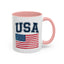 4th of July Mug - USA & Flag