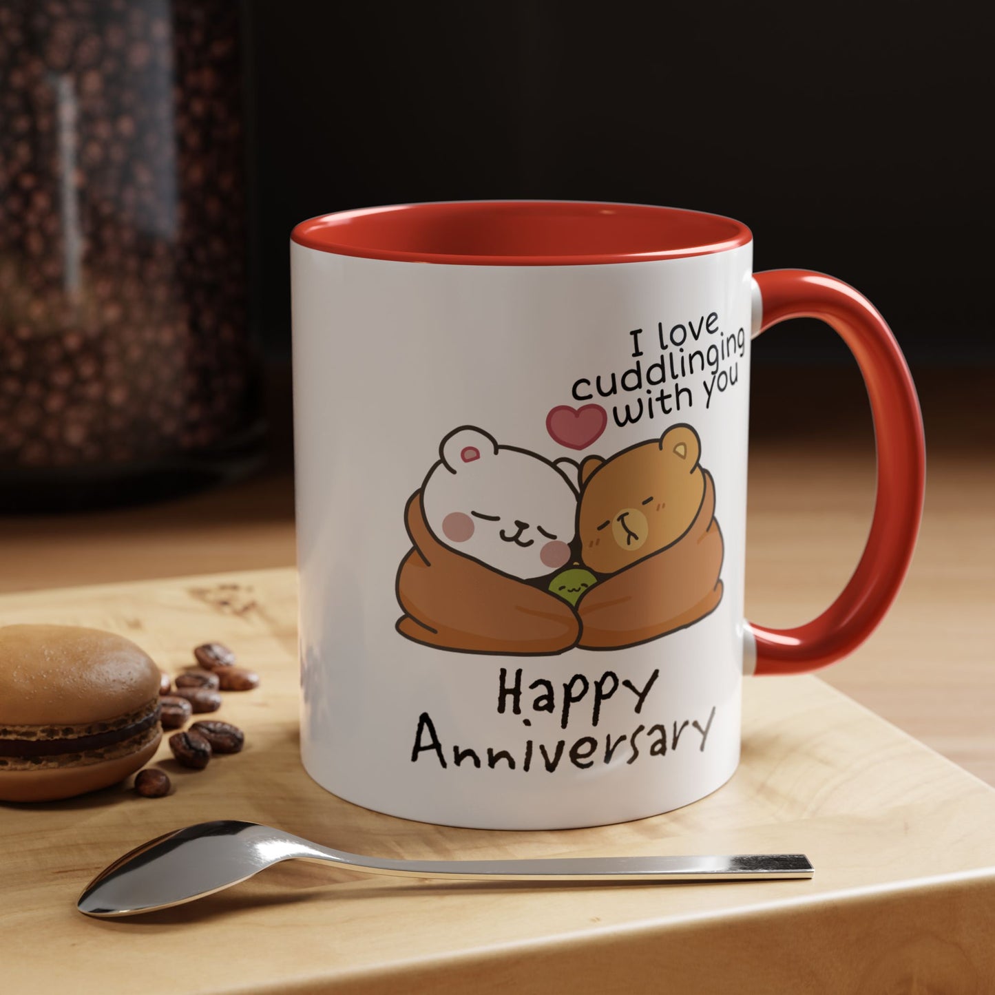 Anniversary Mug - I Love Cuddling With You