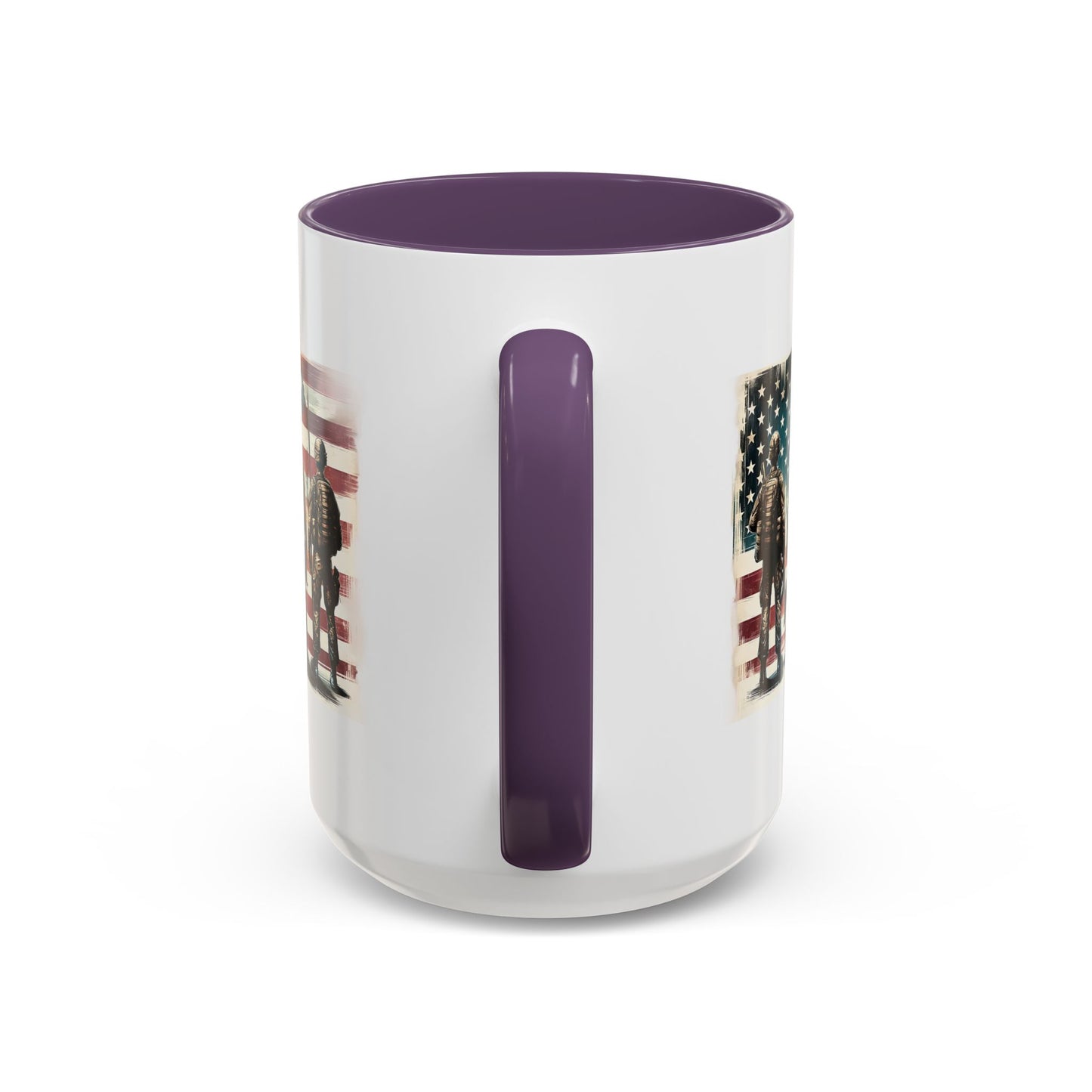 4th of July Mug - Soldiers American Flag